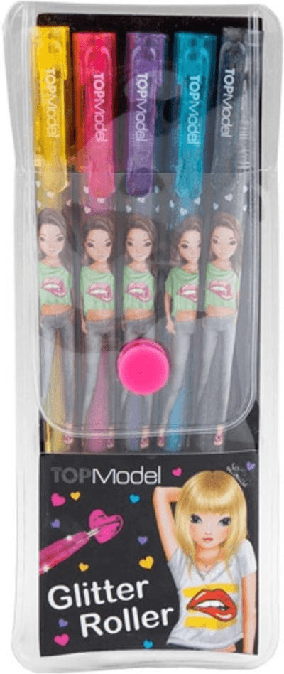 Depesche Etui de 5 stylos encre gel Top Model