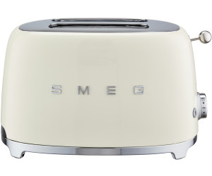 SMEG TSF01CREU 2-Scheiben Toaster 50`s Retro Style Edelstahl Creme lackiert