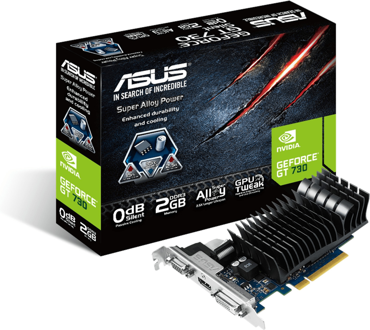 Asus GT730-SL-2GD3-BRK (2048 Mo)