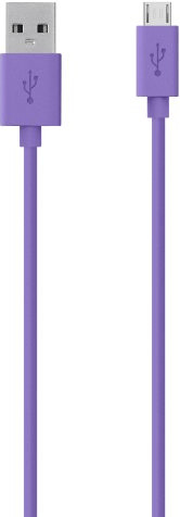 Belkin Câble de recharge et de synchronisation micro-USB vers USB (2 m) violet