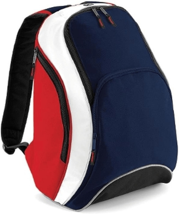 Bagbase Teamwear Backpack french navy/classic red/white