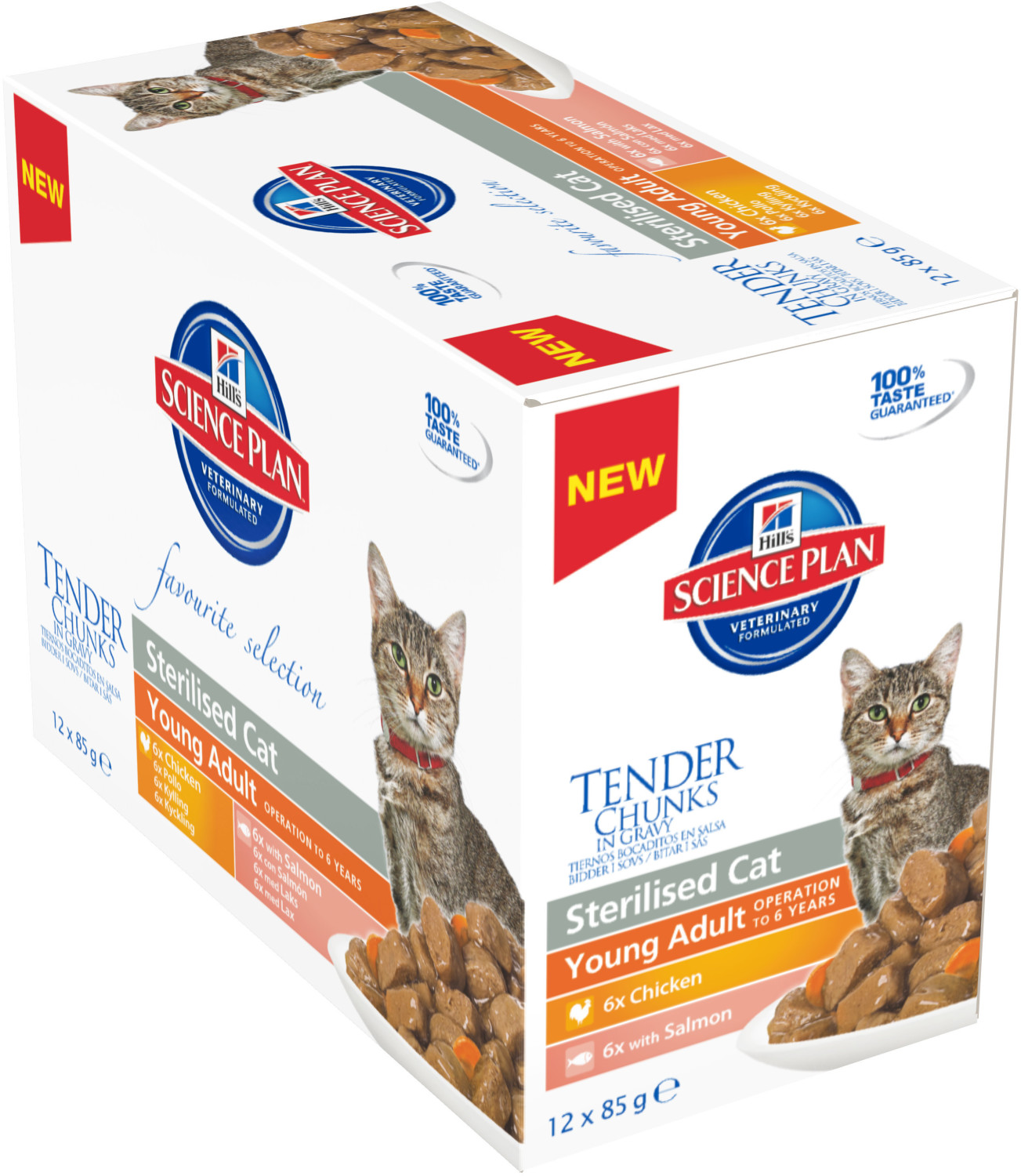 Hill's Science Plan Multipack Feline Young Sterilised Cat (12 x 85 g)