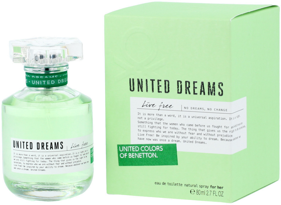 Buy Benetton United Dreams Live Free Eau de Toilette (80ml) from £12.99 ...