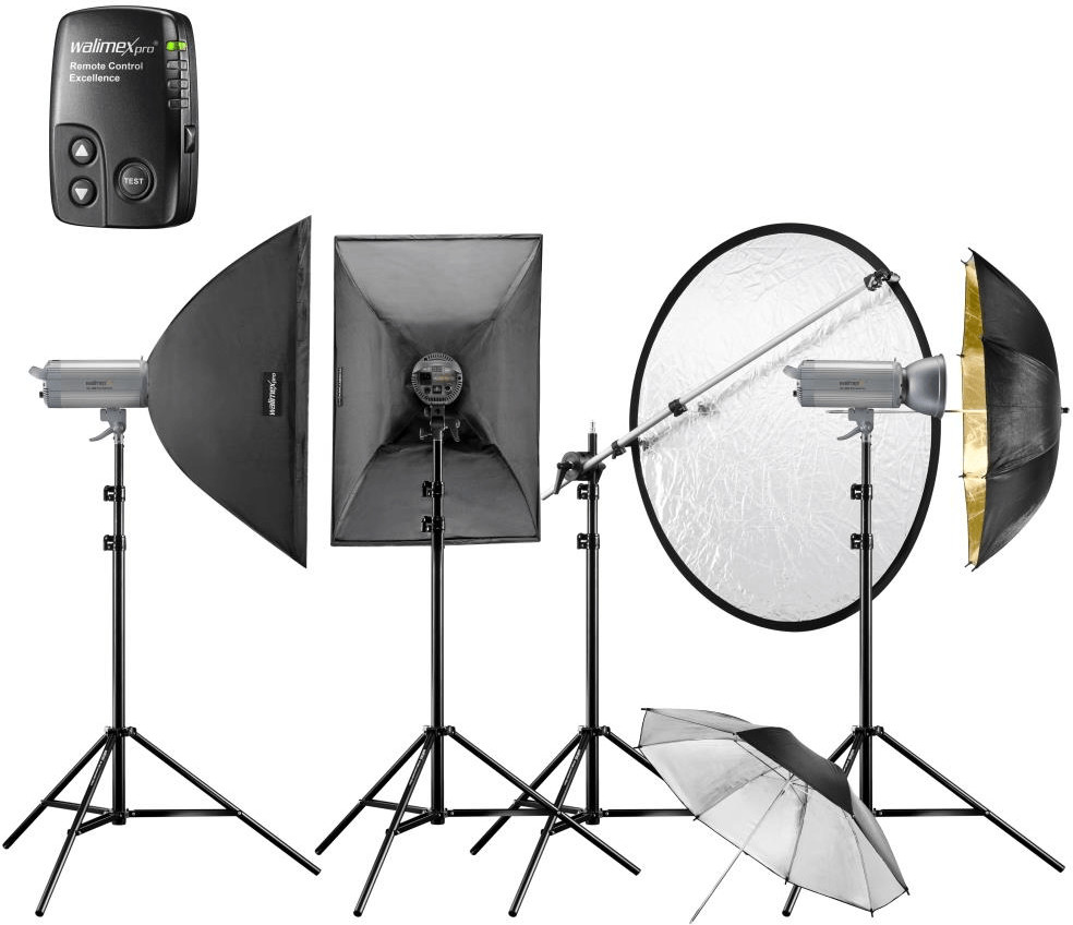 Walimex Pro Set Spotvorsatz Per Flash - Filtri Colore E Nido D'Ape Serie VC K DS