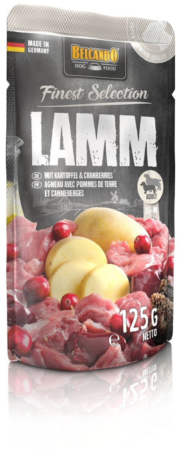 Belcando Finest Selection Lamb & Potatoes with Cranberries Dog Wet Food 125g