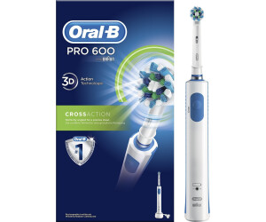 draad Ondergedompeld weer Buy Oral-B Pro 600 CrossAction Electric Toothbrush from £24.99 (Today) –  Best Deals on idealo.co.uk