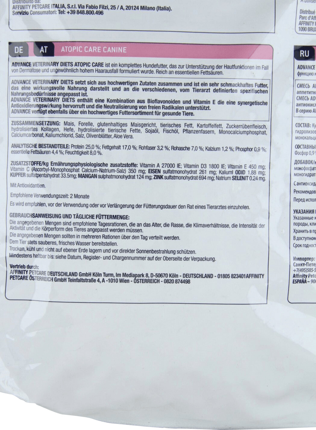 Affinity Advance Croquettes pour chien 12 kg