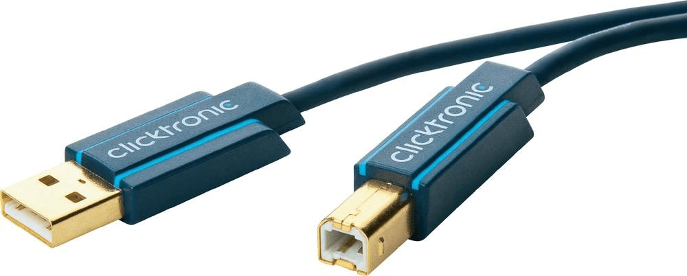 Clicktronic Câble USB 2.0 A/B 0,5m (70094)