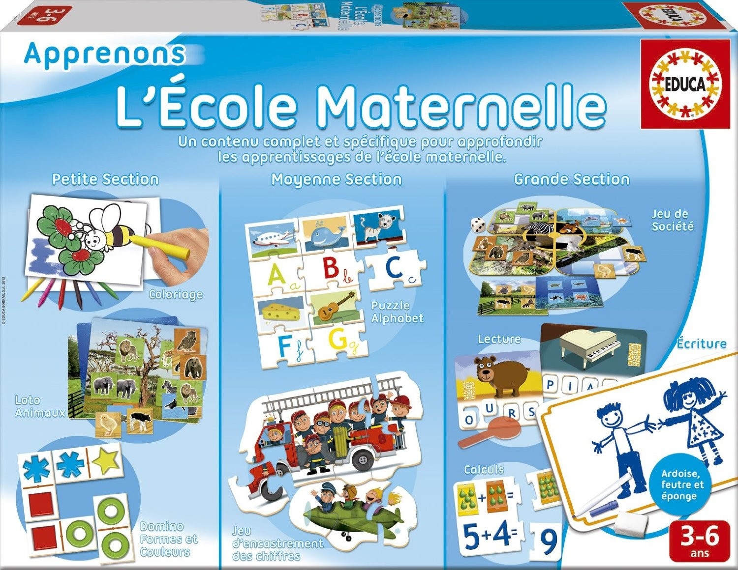 Educa Borrás Apprenons L'école maternelle