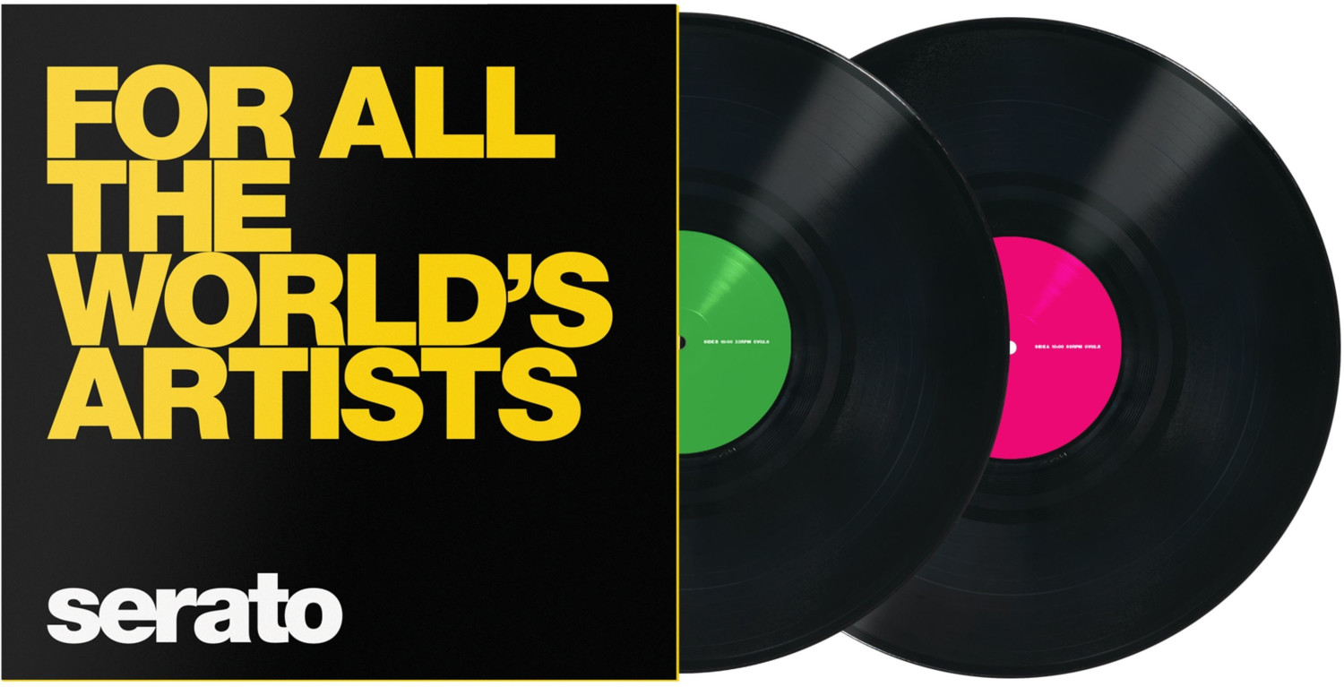 Serato Manifesto Control Vinyl 12 For all the world's artists X2