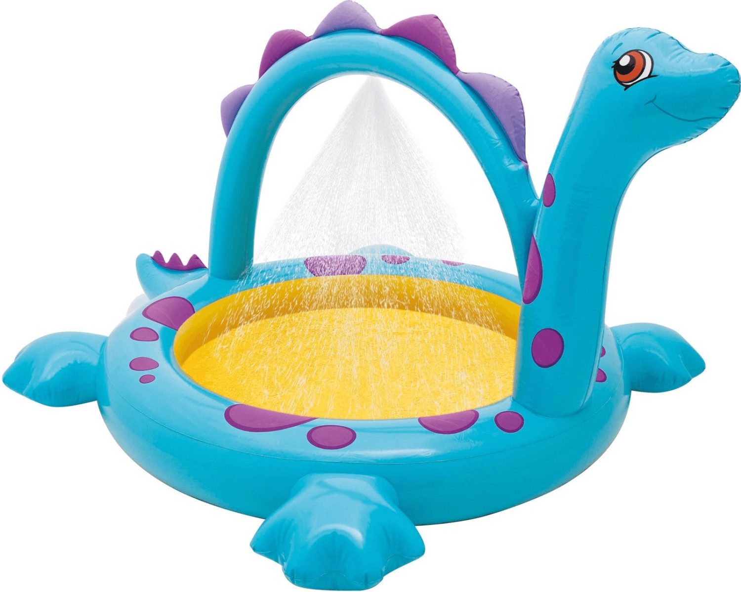 Intex Piscine dinosaure avec douche 229 x 165 x 17 cm (57437NP)
