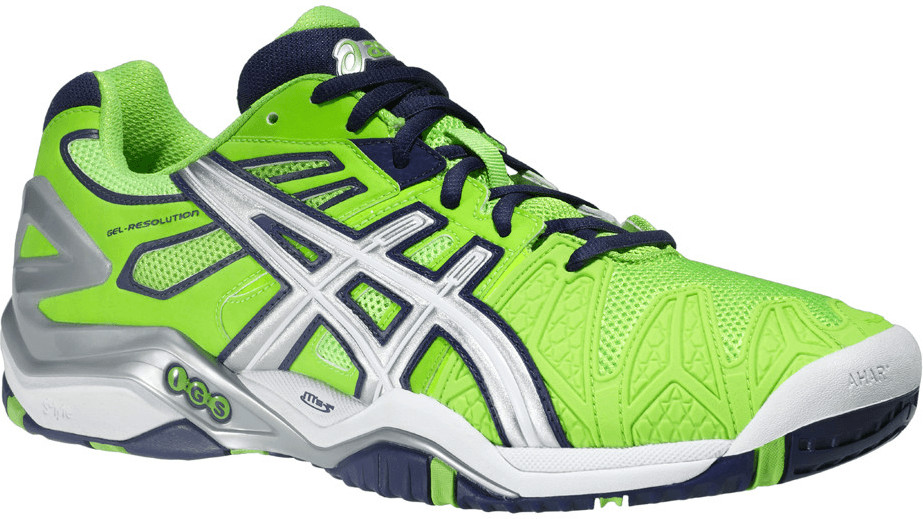 Asics Gel-Resolution 5 earth vert/argenté/bleu