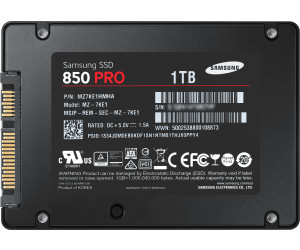 Samsung SSD 1To Série 850 PRO 2,5 S-ATA 6.0Gbps (MZ-7KE1T0BW)