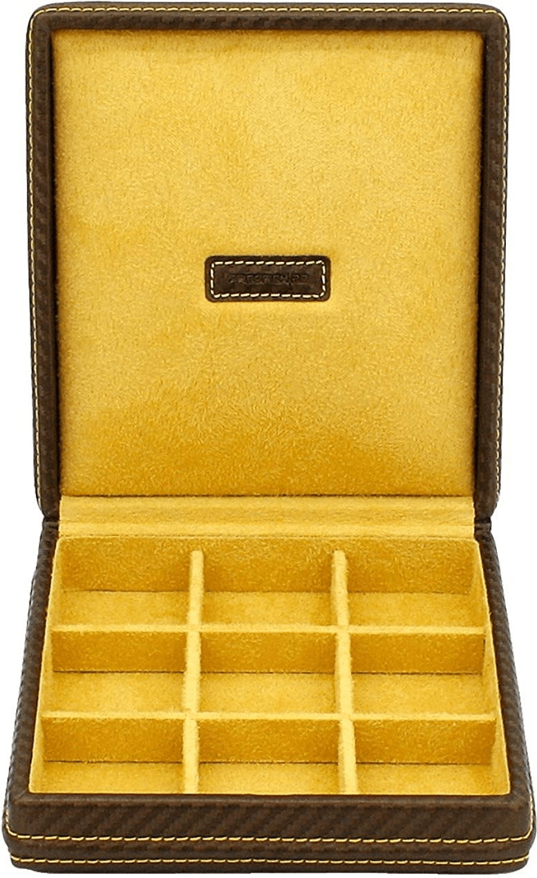 Friedrich 23 Coffret pour 9 boutons de manchette Carbon