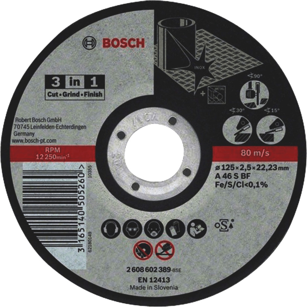 Photos - Cutting Disc Bosch 2608602389 