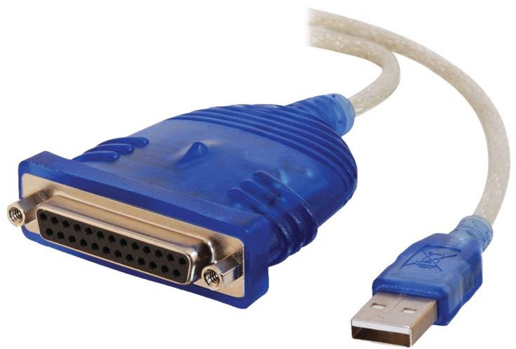 C2G Adaptateur imprimante Parallèle USB vers DB25, 2m (81629)