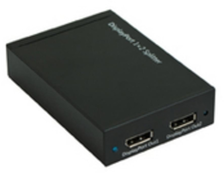 MicroConnect 2-Port DisplayPort Splitter DPS12