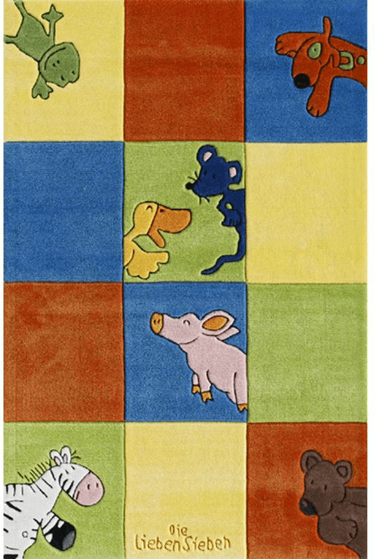 Böing Carpet Die Lieben Sieben Teppich (150 x 220 cm) Karo ...