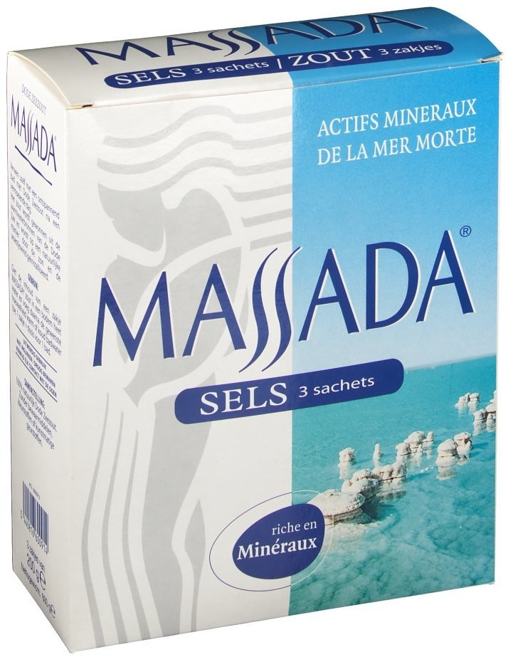 Massada Sel de la Mer Morte (3 x 200 g)