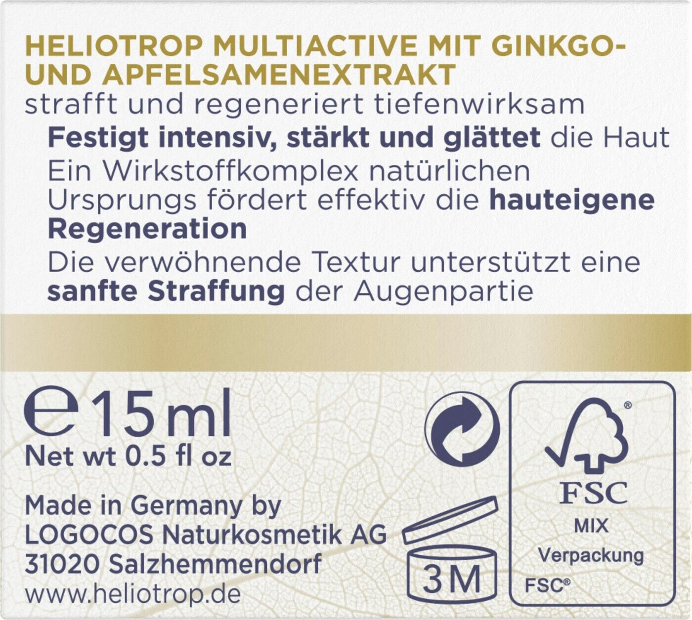 Heliotrop Multiactive 20,59 Preisvergleich Augencreme bei | € (15ml) ab