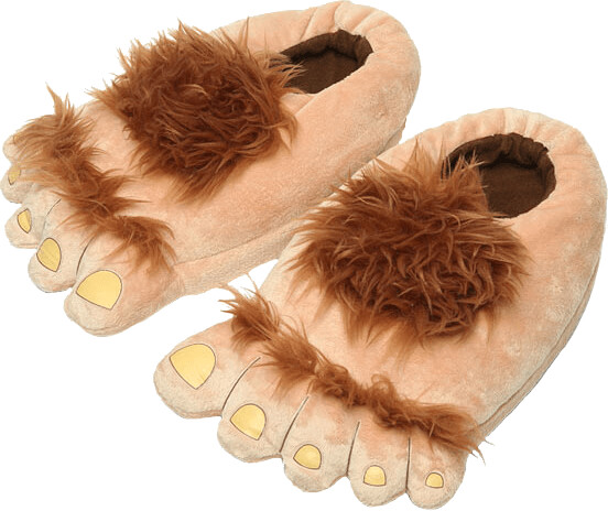 United Labels Plush Slippers Furry Adventure