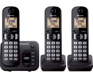 Renewed Panasonic KX-TGC220S DECT 6.0 1-Handset Landline Telephone with Answering Machine 