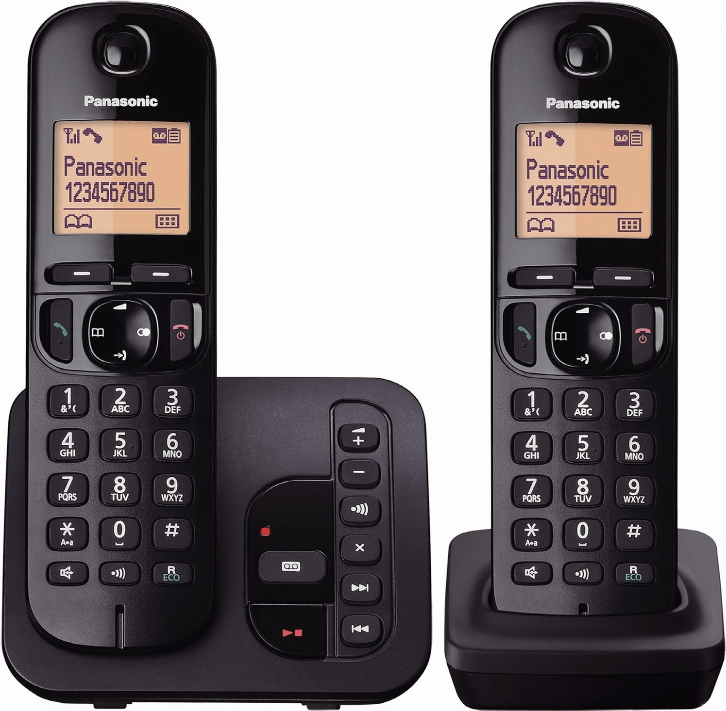 Panasonic KX-TGC222 Duo noir