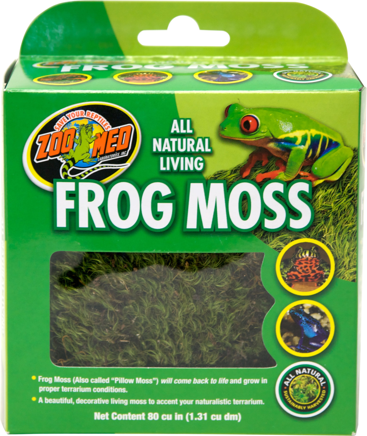 Zoo Med CF3-FME All Natural Frog Moss, 1.31 l