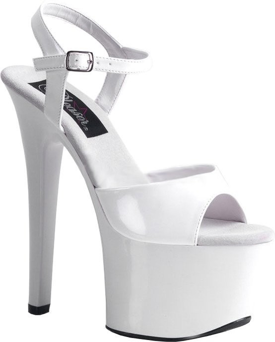 Pleaser Sky 309 white paint/white