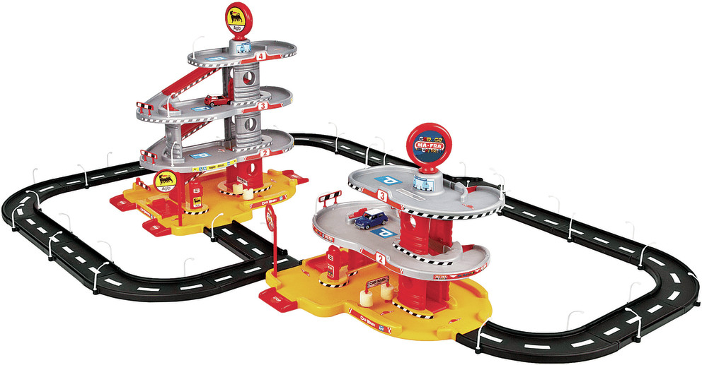 Faro Super Garage 2 en 1 - 4 et 3 étages + Circuit (SR707/SR709)