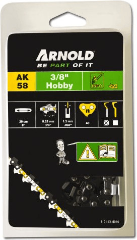 Arnold Chaîne 20cm 3/8Hobby 1,3mm (1191-X1-5040)