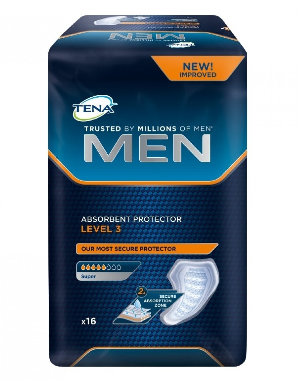 Tena Men Protection absorbante niveau 3 (16 pièces)