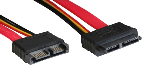 InLine Câble Slimline SATA, SlimlineSATA 16 broches (7+6) M/F, 1m (29607B)