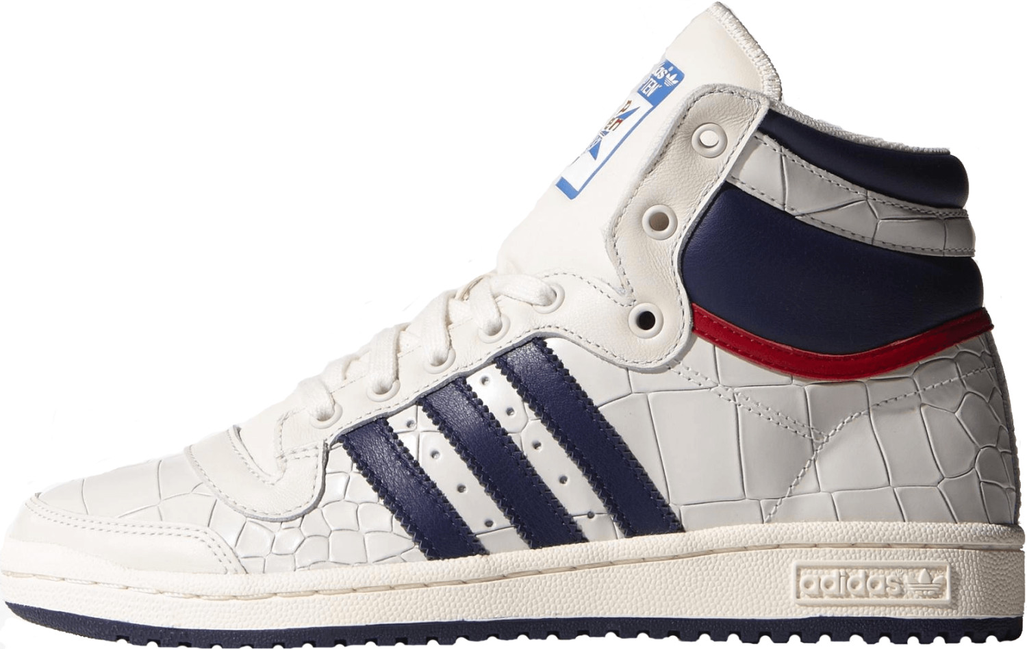 Adidas Top Ten Hi W chalk white/dark blue/collegiate red