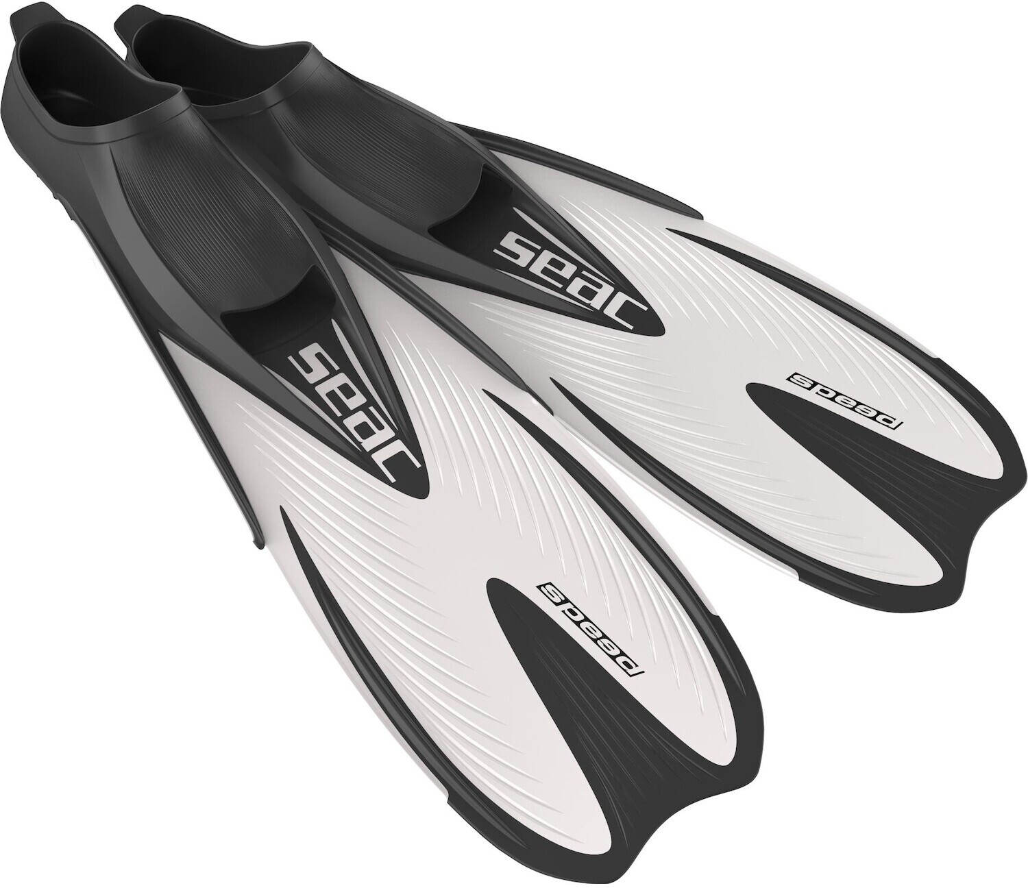 Palmes Courtes SEAC Shuttle Flex – 100% Silicone, Indéformables, Pour Entraînement Endurance Et Technique