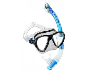 Cressi Big Eyes Evolution & Alpha Ultra Dry blue