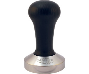 Motta Tamper 53 mm Edelstahl-Basis Holzgriff braun