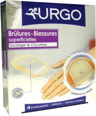 Urgo France Pansements stériles brûlures - blessures superficielles