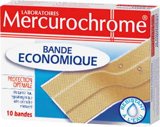 Mercurochrome Bande à découper économique