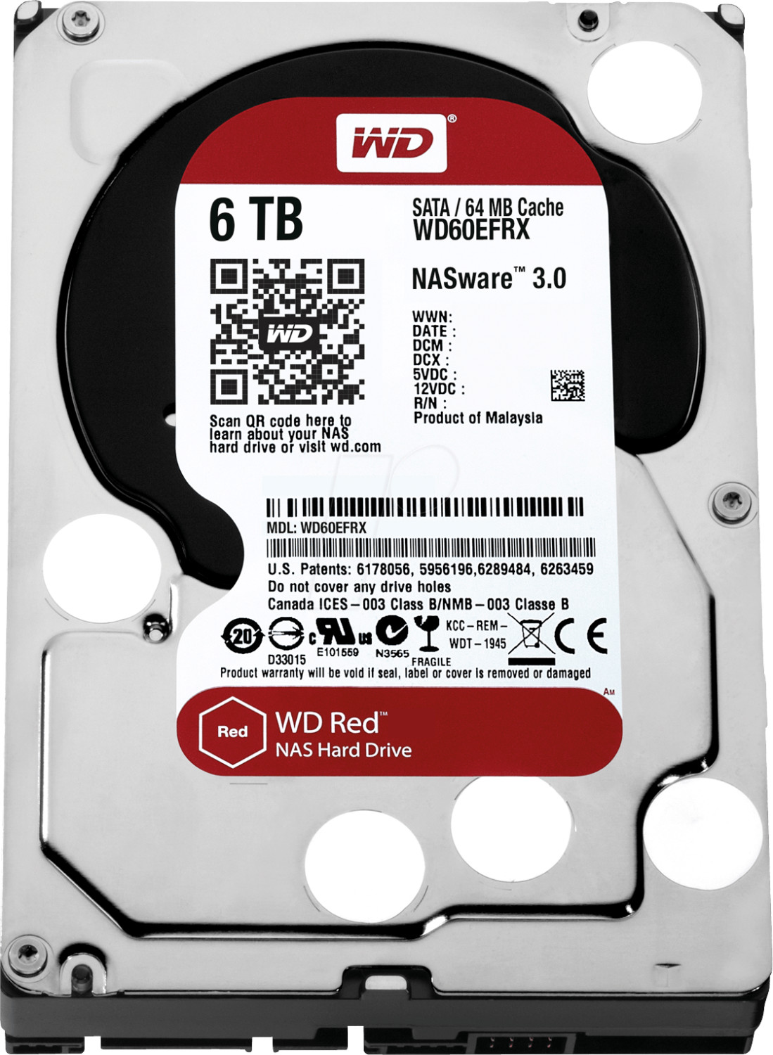 Soldes Western Digital Red SATA III 4 To (WD40EFZX) 2024 au meilleur prix  sur