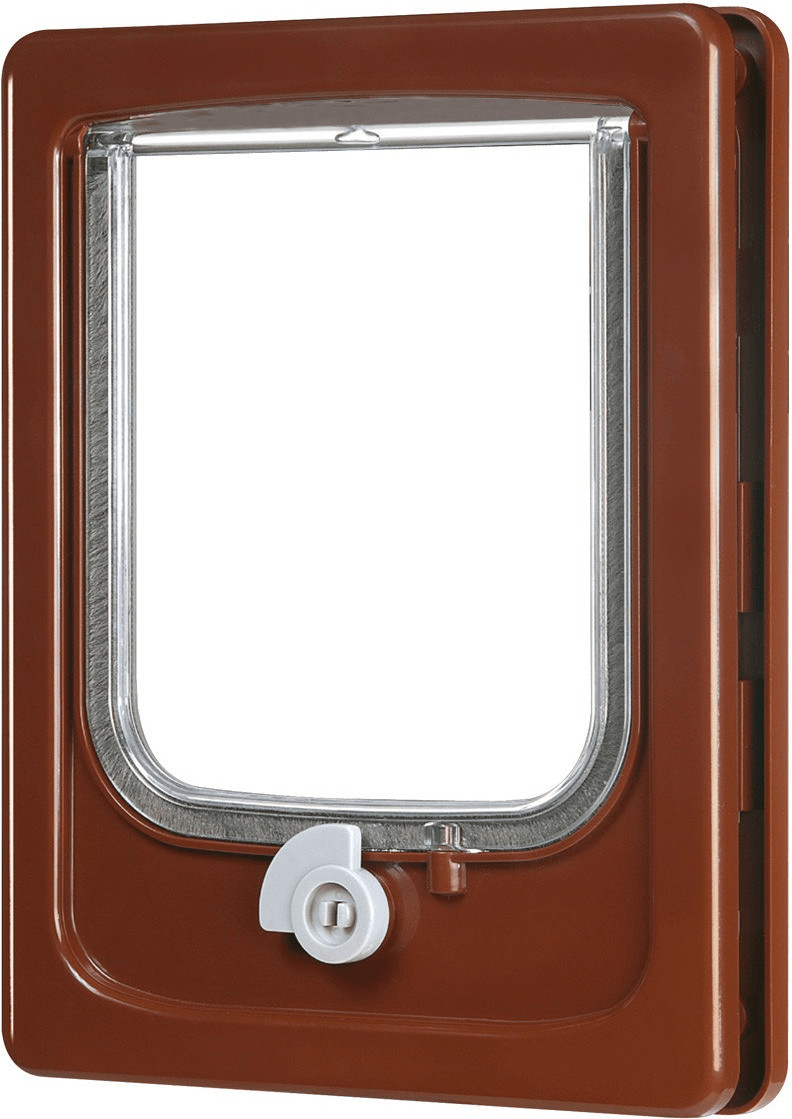 Zolux Chatière porte bois 4 positions marron