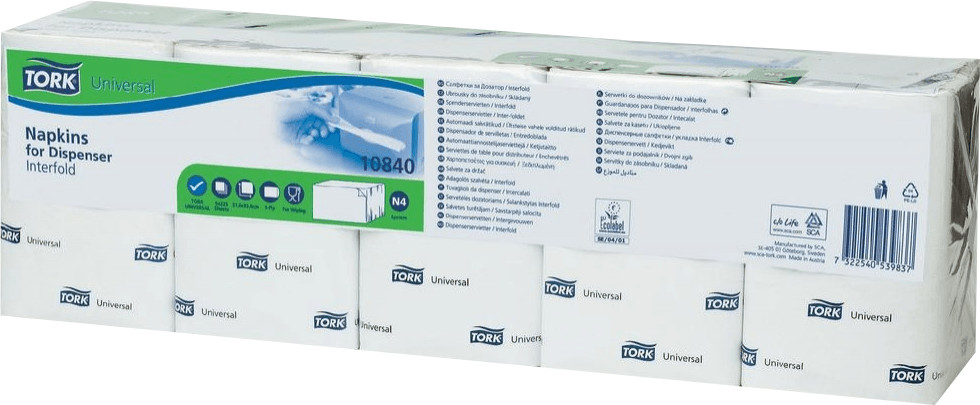 Tork Tissues Dispenser Universal Interfold (9000 Sheet)