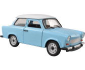 G LGB 1:24 Maßstab Trabant 601 Blau mit Weißem Dach 1964 Druckguss Modellauto 
