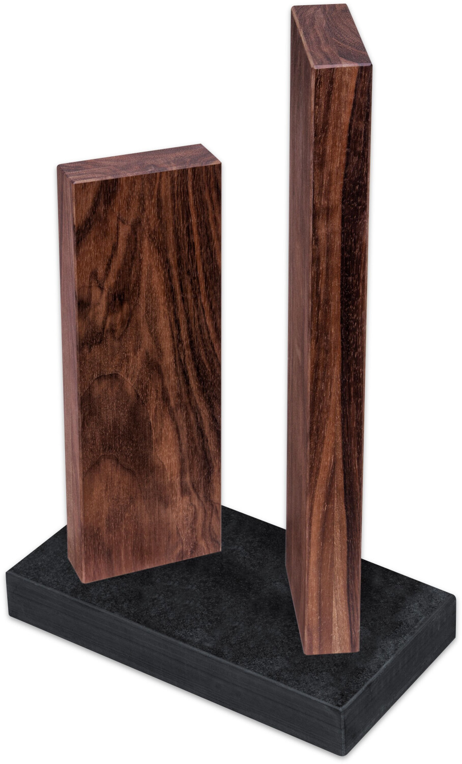 KAI Magnetic Knife Block Stonehenge Walnut Granite Bare for 4 Knives