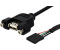 StarTech Câble Adaptateur USB 2.0 Header Carte Mère Interne vers Externe (USBPNLAFHD1)