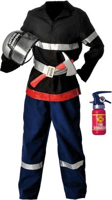 Caritan Costume enfant sapeur pompier