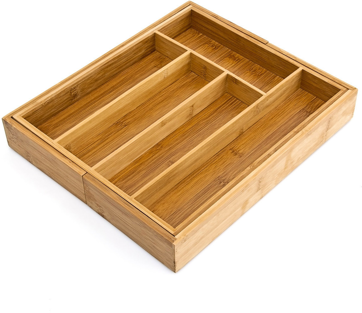 Relaxdays Organiseur de tiroir pour la cuisine 29-45cm