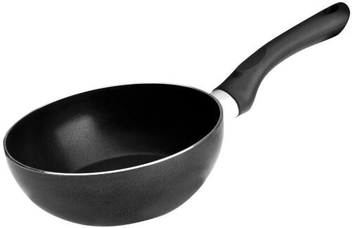 Mini wok 16 cm IDEAL NOIR, Poêles et casseroles à poignée fixe aluminium