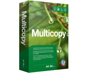 MultiCopy Papier DIN A4 80 g m2 Weiß Quickbox mit 2500 Blatt 
