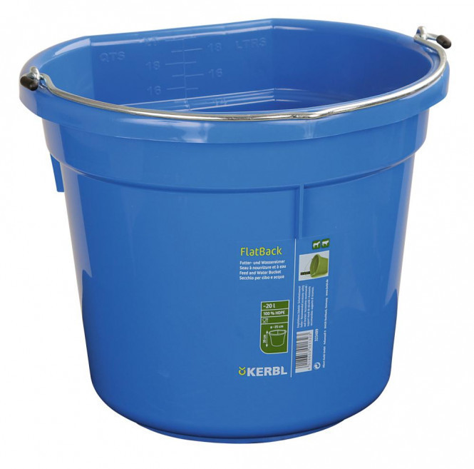 Kerbl Mangeoire FlatBack bleu